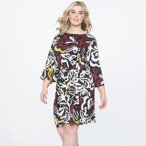 Eloquii Tie Front Kimono Sleeve Dress size 20 NWT